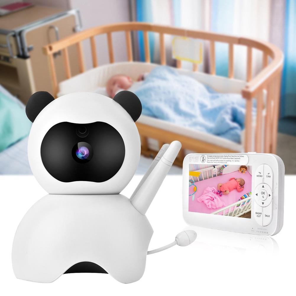 720P HD Wireless Digital Color Night Vision Baby Monitor with 5in LCD