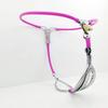 Female Invisible Adjustable Chastity Belt Stainless Steel Lockable T-Back Chastity Device Bondage Panties BDSM Adult Sex Toys