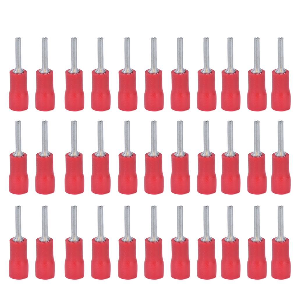 100PCS Insulated Ferrules Terminal Round Tube Pin End Crimp Connector for AWG 22‑16 Wires