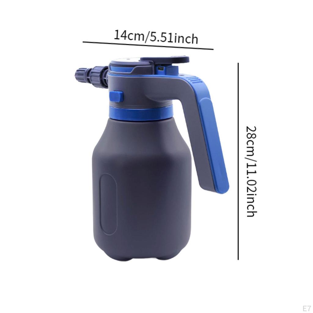 Electric Car Wash Foam Sprayer, 2L Portable Spray Bottle for Accessories with USB