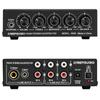 LYNEPAUAIO Stereo Preamplifier Preamp Stereo Toner High Medium Bass Adjuster 3 Channel Sound Mixer