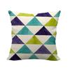 Geometric Triangular Wave Pattern Digital Printing Short Plush Pillow Covers For Car Sofa Office Cushion Cover Home Goods