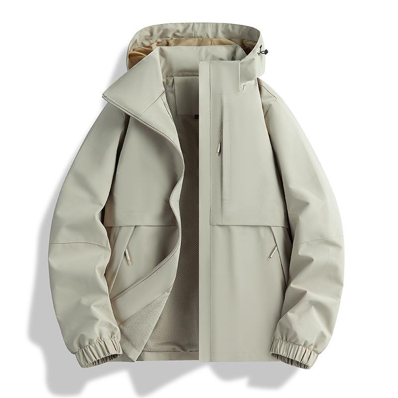 Frühling und Herbst Neuer Trend Sportliche Freizeitjacke Herren und Damen Winddicht Wasserdicht Vielseitig Dünn