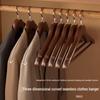 Anti-Slip Solid Wood Clothes Hanger - No Trace, Ideal for Home, Store, and Hotel Wardrobes