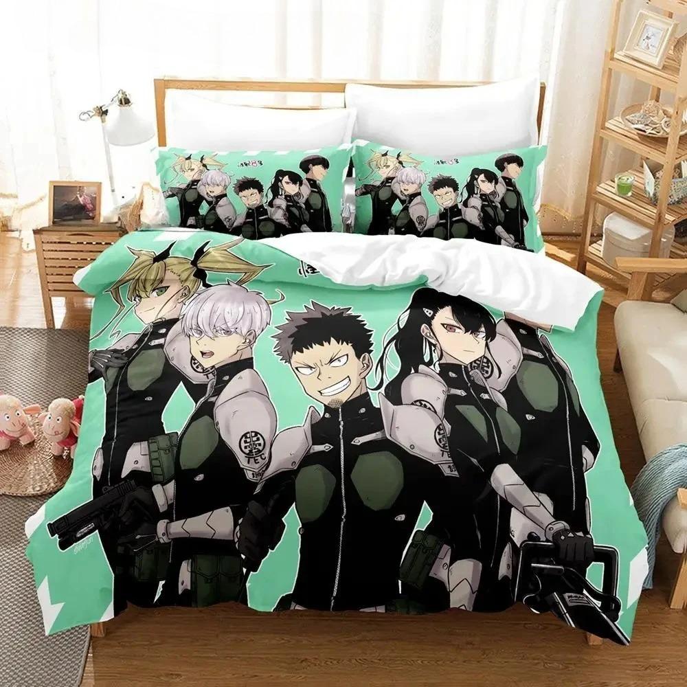 Kaiju No 8 Bedding Set Single Twin Full Queen King Size Bed Set Aldult Boys Bedroom Duvet cover Sets 3D Print Anime