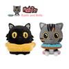 Neu eingetroffen Süß Weich 20cm Ralph und Bella Plüschtier Stofftier Cartoon Katze Plüsch Heimkomfort Kissen Kissen Geschenk Puppe Kinder Mädchen