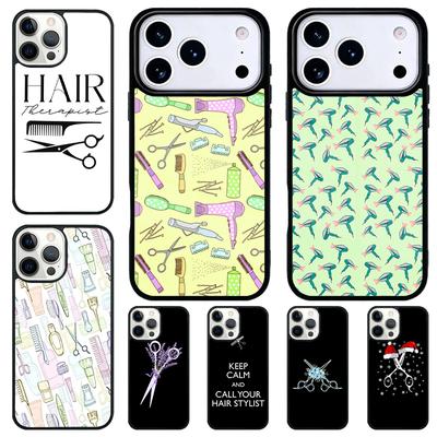 Hair Stylist Hairdresser Phone Case for iPhone 17 Air 16 15 11 12 14 13 Pro Max Shockproof Cover