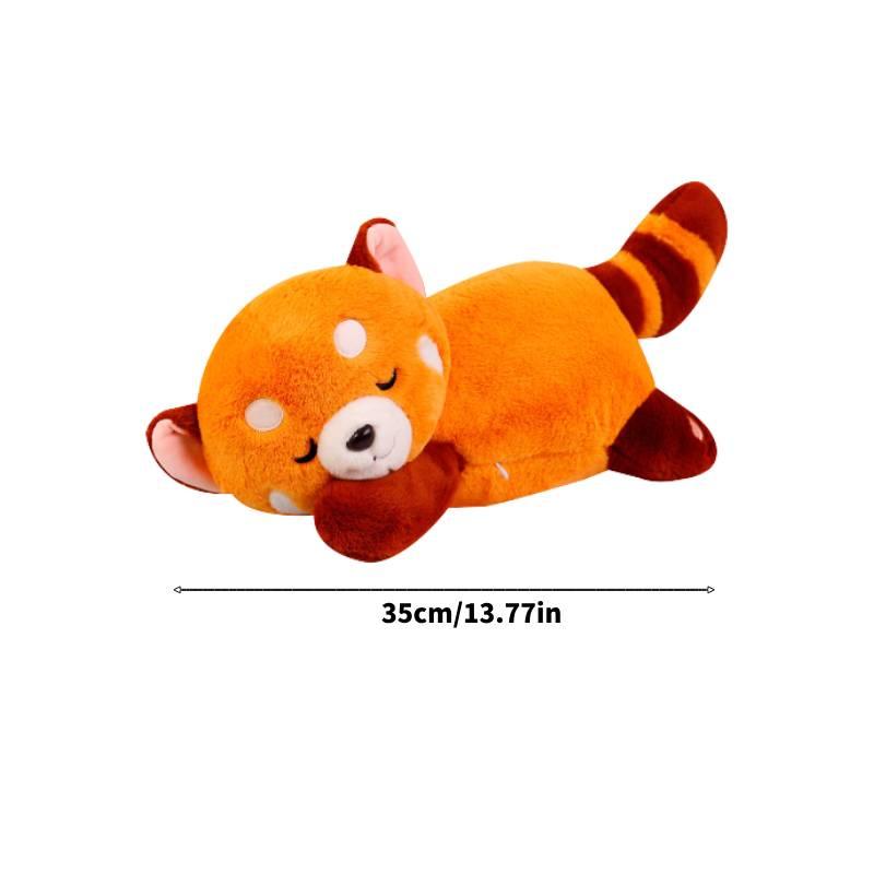 

Adorable Raccoon Plush Toy Perfect For Kids Birthday Gifts Available In Sitting And Lying Positions Soft And Fluffy Crouching,35cm/13.77in