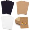 50 pièces 6x9cm Carte d'emballage pour colliers, boucles d'oreilles, clous d'oreilles Carte d'affichage pour bijoux Carte en papier Kraft pour emballage de bijoux joyero