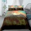 Mountain Lake Duvet Cover Set UK Single Double Queen US Twin Full King Size Pkm Bed Linen Set