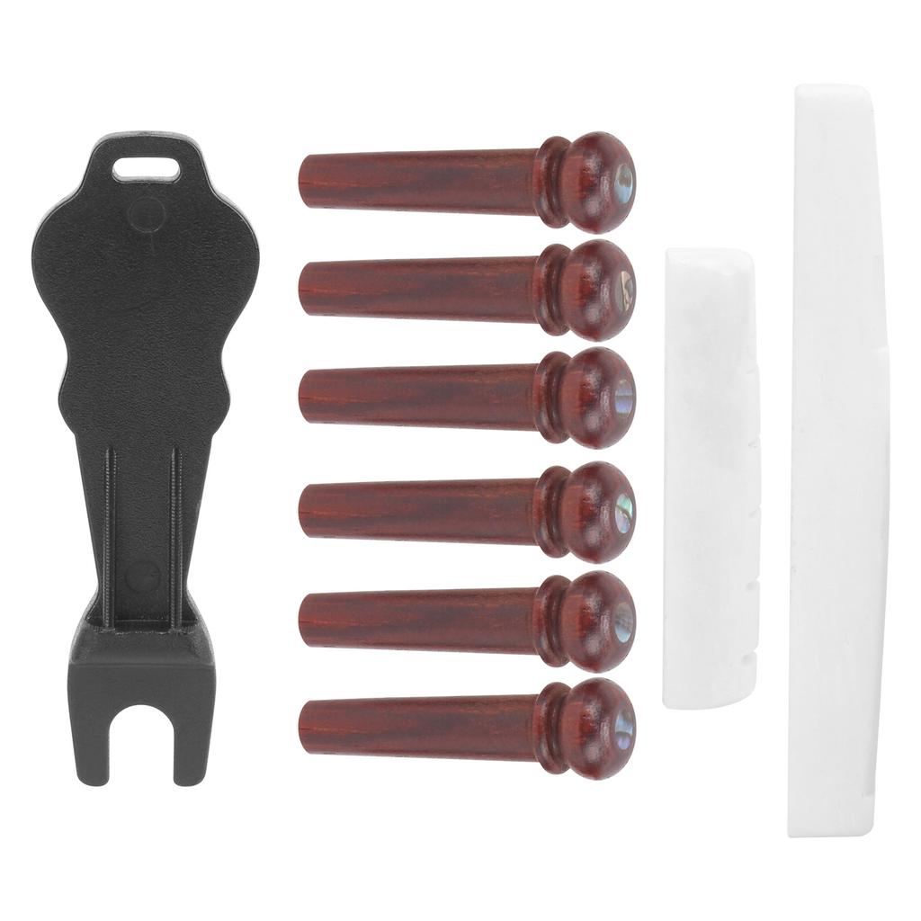 Gitarrenbrückenstift-Zieher aus Cocobolo-Holz, Zubehör für Saiteninstrumente, ErsatzMX0230D