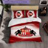 Biancheria da letto a tema Sunderland Set 3 pezzi Copripiumino Biancheria da letto decorativa per camera da adolescente Decorazione per la casa
