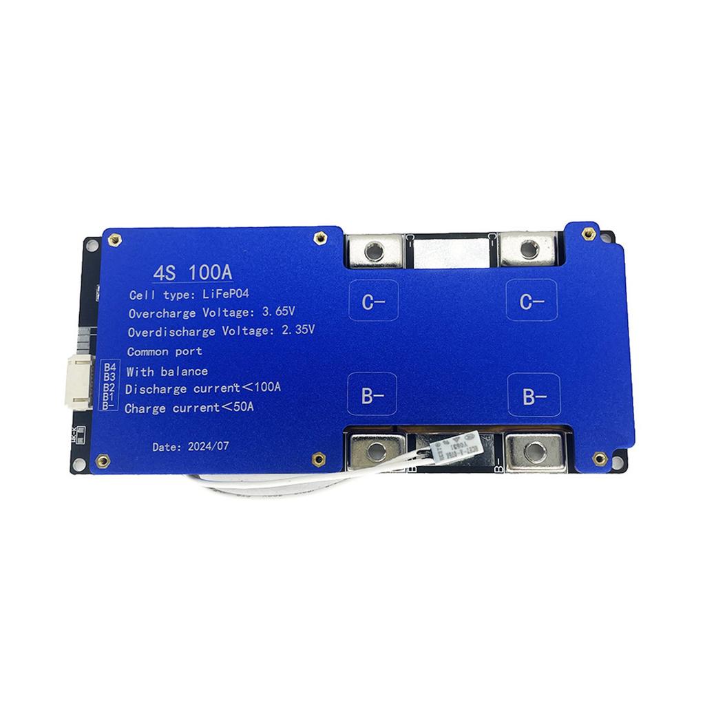 4S LiFePO4 Battery Balance Charging Board Module 100A Discharge Current Overdischarge Short Circuits Protections