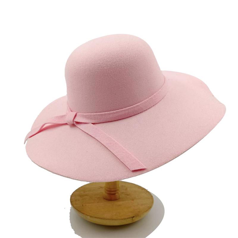2023 Kapelusz Fedora Szerokie Rondo Filcowa Czapka Letnia Plażowa Damska Dziewczęca Pani Podróżna Miękki Kapelusz Przeciwsłoneczny na Plażę Składany Jeziorny Błękit Fioletowy