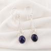 Sodalite Gemstone Earrings, 925 Solid Sterling Silver Jewelry, Handmade Beautiful Earrings For Wedding Gift