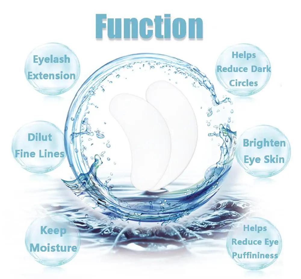 OWOSC 50/100PCS Wholesale Hydrogel Gel Eye Patches for Eyelash Extension Eyepads Eyelash Patch Lash Extension Mask Eyepad Makeup