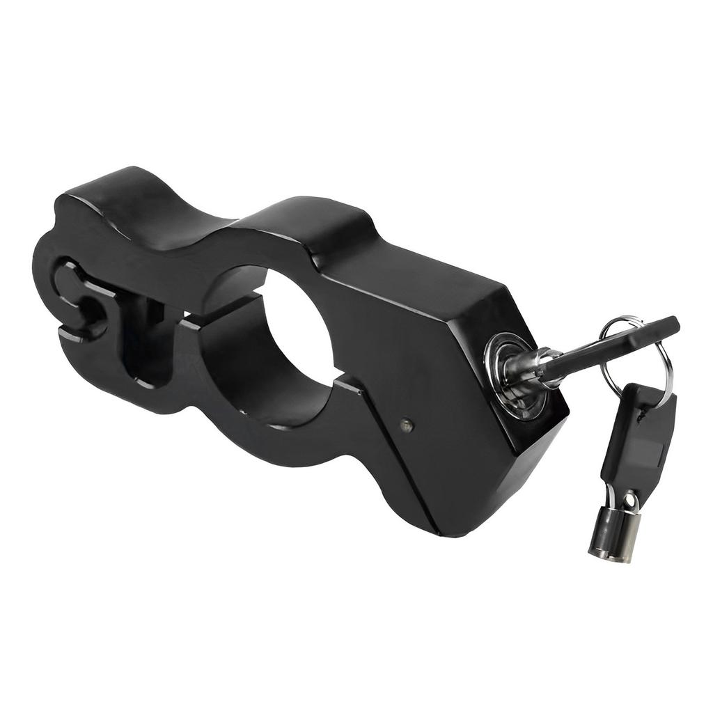 Handlebar Lock Aluminum Alloy Anti Theft Motorcycle Grip Throttle Brake Lock for Electric  Scoot