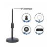 Round Metal Desktop Camera and Phone Stand with 1/4 Interface for Live Broadcast and Fill Light