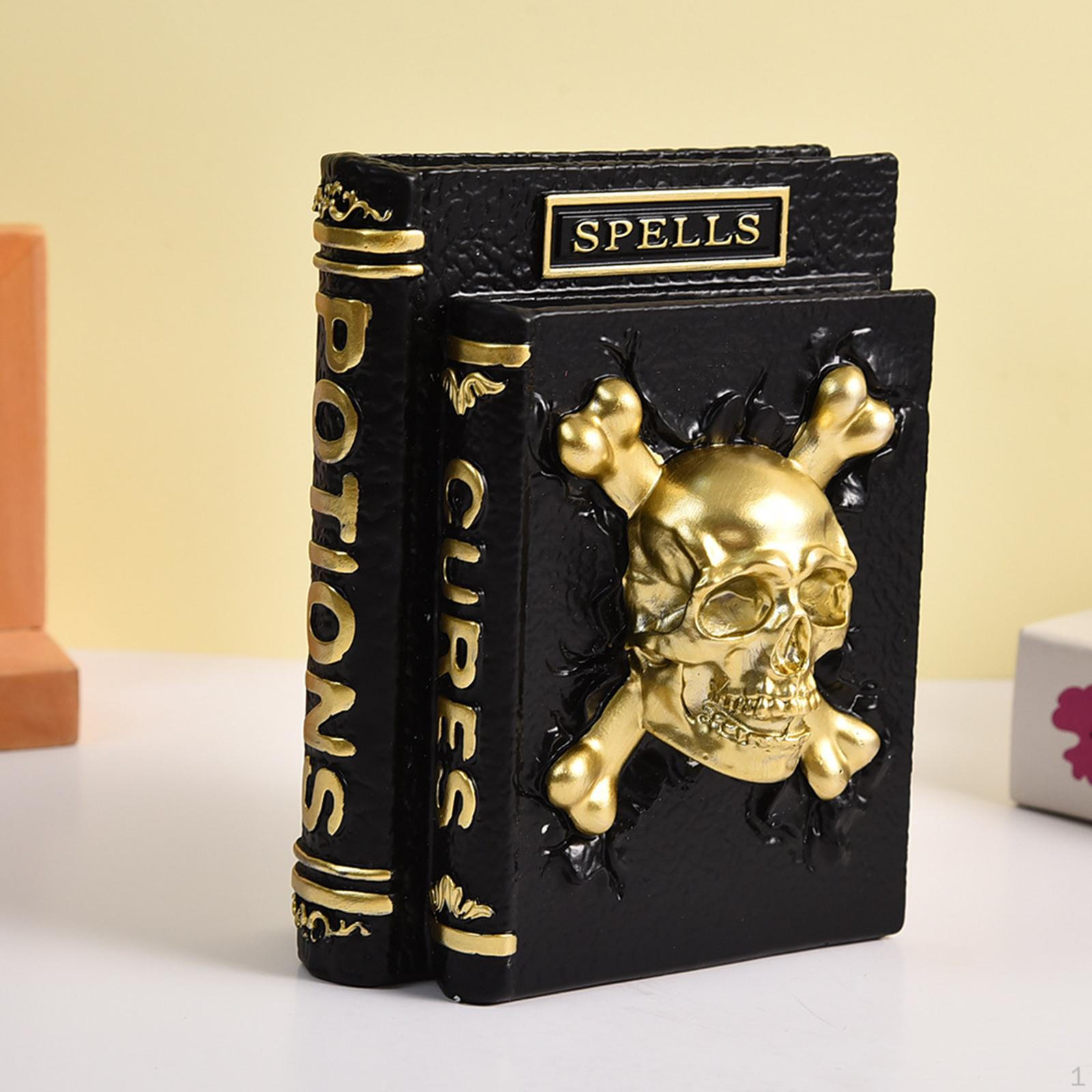 

Хэллоуин Ведьма Книга Заклинаний Мини Статуэтка Рельеф Коллекционный Декоративный Смоляной Орнамент Домашний Декор для