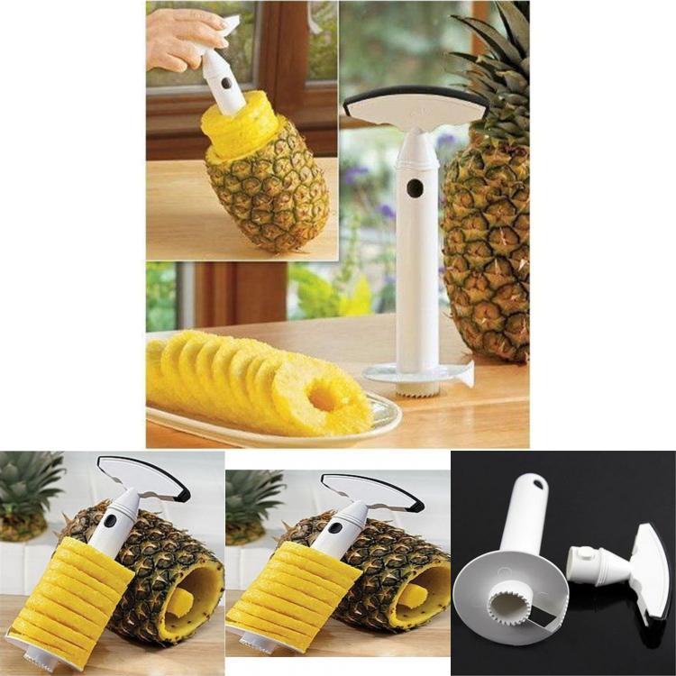 Superior Stainless Fruit Pineapple Corer Slicer Peeler Cutter Parer Kitchen Tool