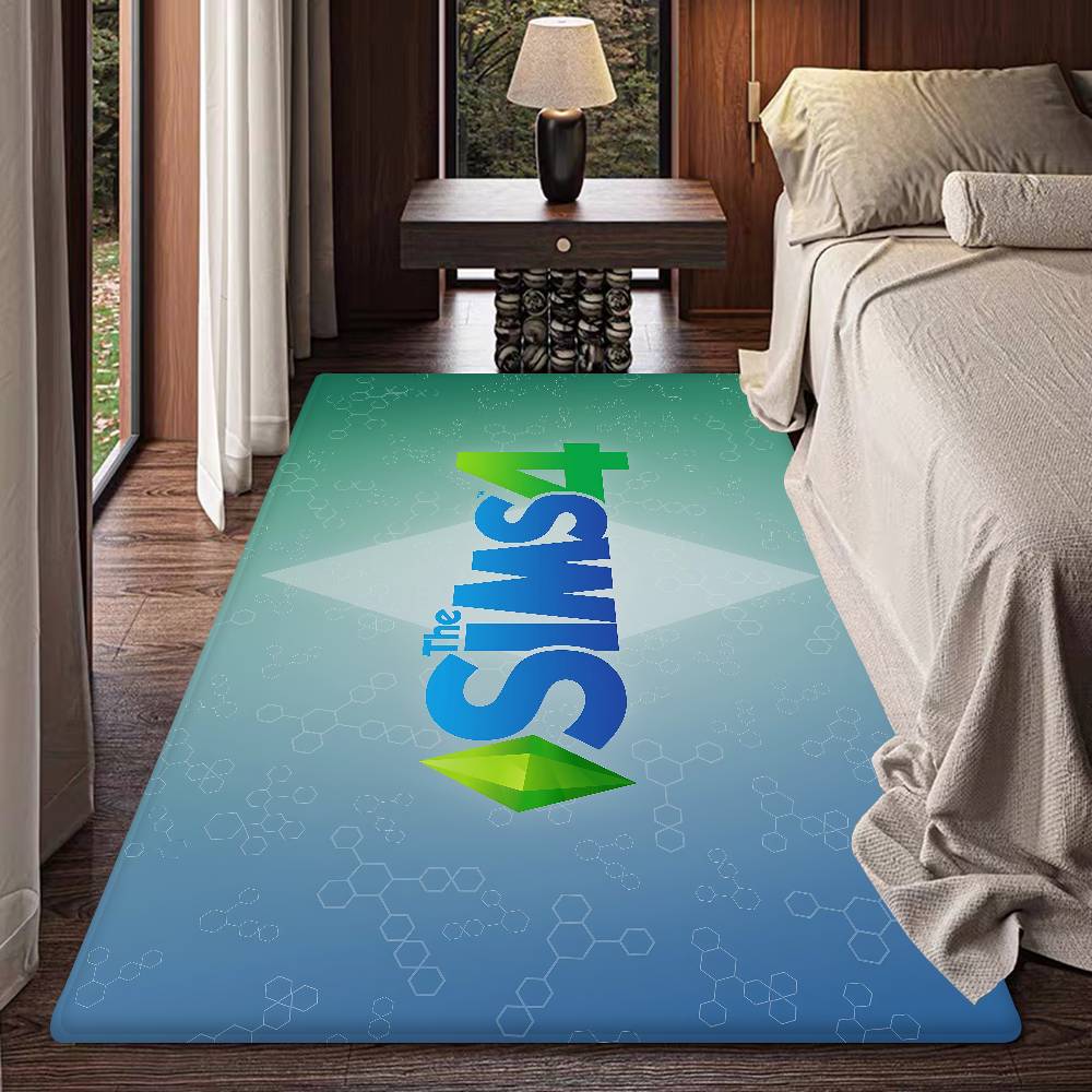 

Game Funny Art The S-sims 4 Floor Mat Retro Multiple Choice Living Room Kitchen Rug Non-Slip Modern Home Decor 40x60cm