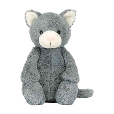 Jellycat Shy Kitten Dolls Plush Doll 23cm Height In Sitting Posture