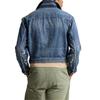 Polo Ralph Lauren SS24 Denim Trucker Jacket Solid Color Lapel Single-Breasted Fitted Denim Jacket Men Jackets Blue MNPOOTW16021-373