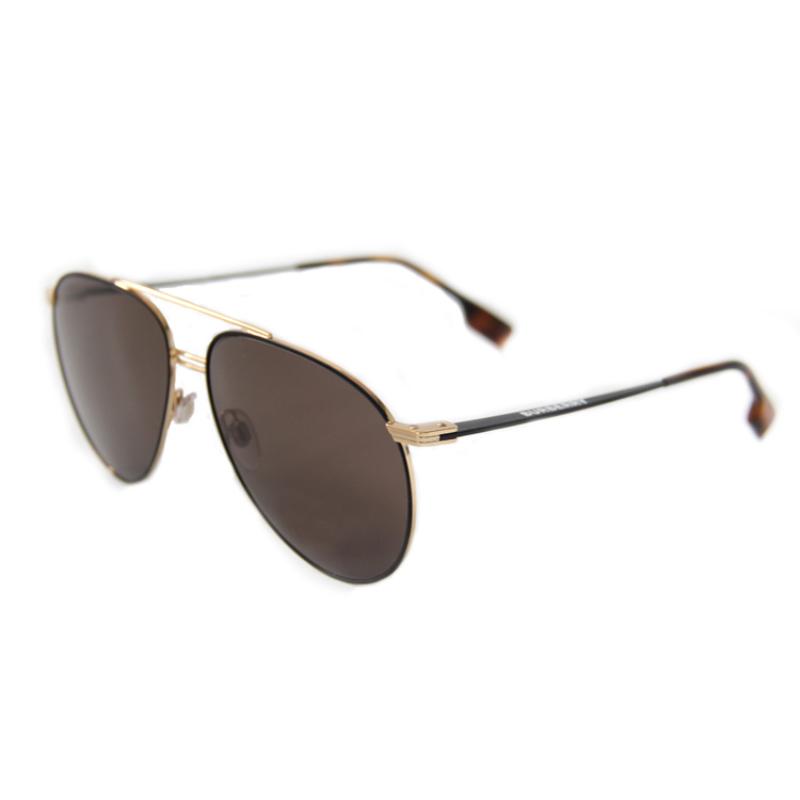 Burberry Slim Frame Statement Sunglasses Men's Brown
