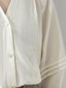 Solid Elegant French Embroidery Retro Sexy Shirt Women Basic Sweet Three Quarter Sleeve Tops Female Korean Fashion Design Niche Casual Slim Clothing