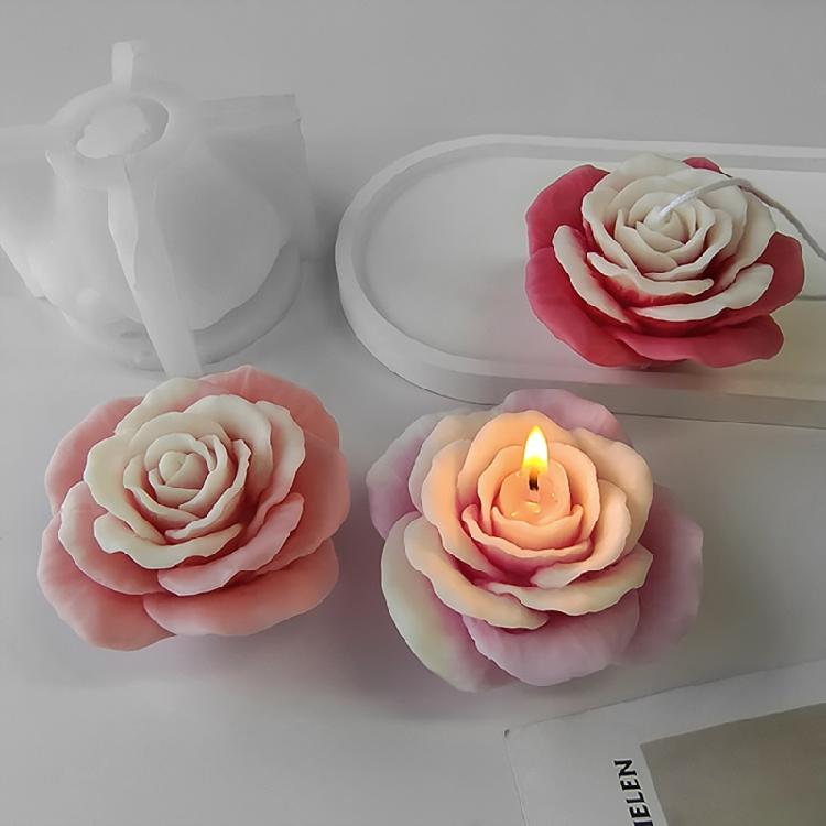 Flower Pendant Resin Mold Handmade Silicone Mould DIY Aromatherapy Candle Mold