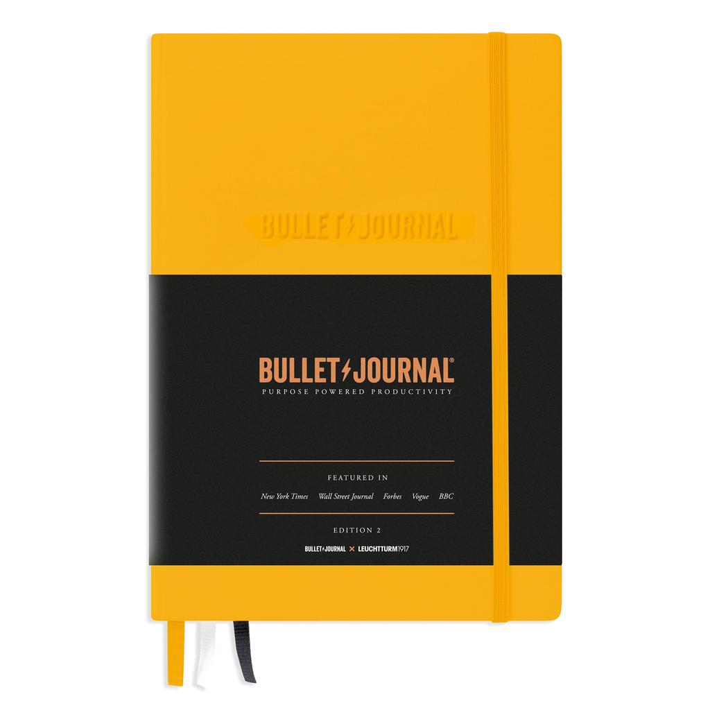 Leuchtturm Bullet Journal Edition 2 A5 Dotted Yellow Notebook 371205 Officially Imported