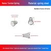 Stainless Steel Pagoda-Shaped Trapezoidal Compression Spring for Battery