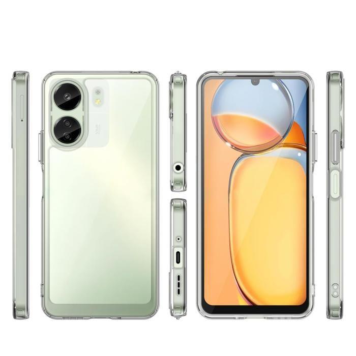 Skal - Phonillico® - Xiaomi Redmi 13C - Silikon Gel TPU - Ultratunt - Transparent