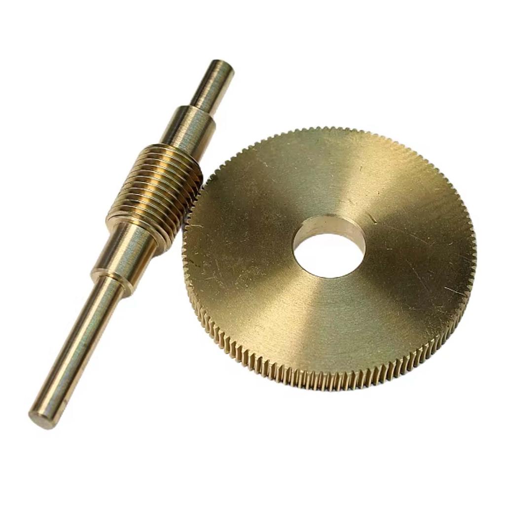0.4 Module 1: 120 Speed Ratio Brass Reduction Turbine Worm Gear