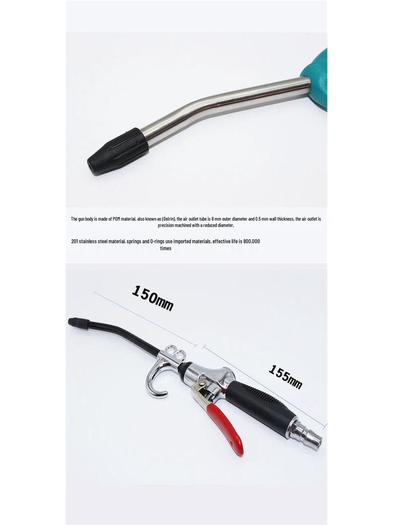 High-Pressure Pneumatic Air Blow Gun for Dust Removal: Versatile Spray Gun for Cars and Trucks