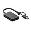 Apple-Compatible 8-in-1 USB 3.0 Dual-Head Type-C Card Reader & Expansion Dock