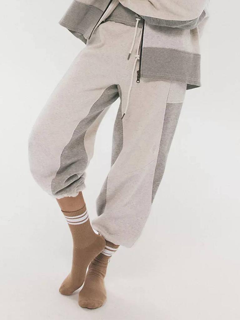 2025 New Stitched Casual Women's Sports Pants Elastic Waist Sweatpants Women