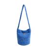 Japanese ins wind plush cute bucket bag autumn and winter new casual large-capacity niche shoulder messenger bag