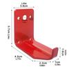 Brandblusserbevestiging 4 stuks Universele Metalen Brandblusserhouder Roestbestendige Brandblusser Muurhaak Hanger Flexibel