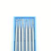 6pcs/box Dental Tungsten Carbide Burs Tungsten Steel Engraving Knife Wood Milling Cutter For Carvings / Olive Kernel