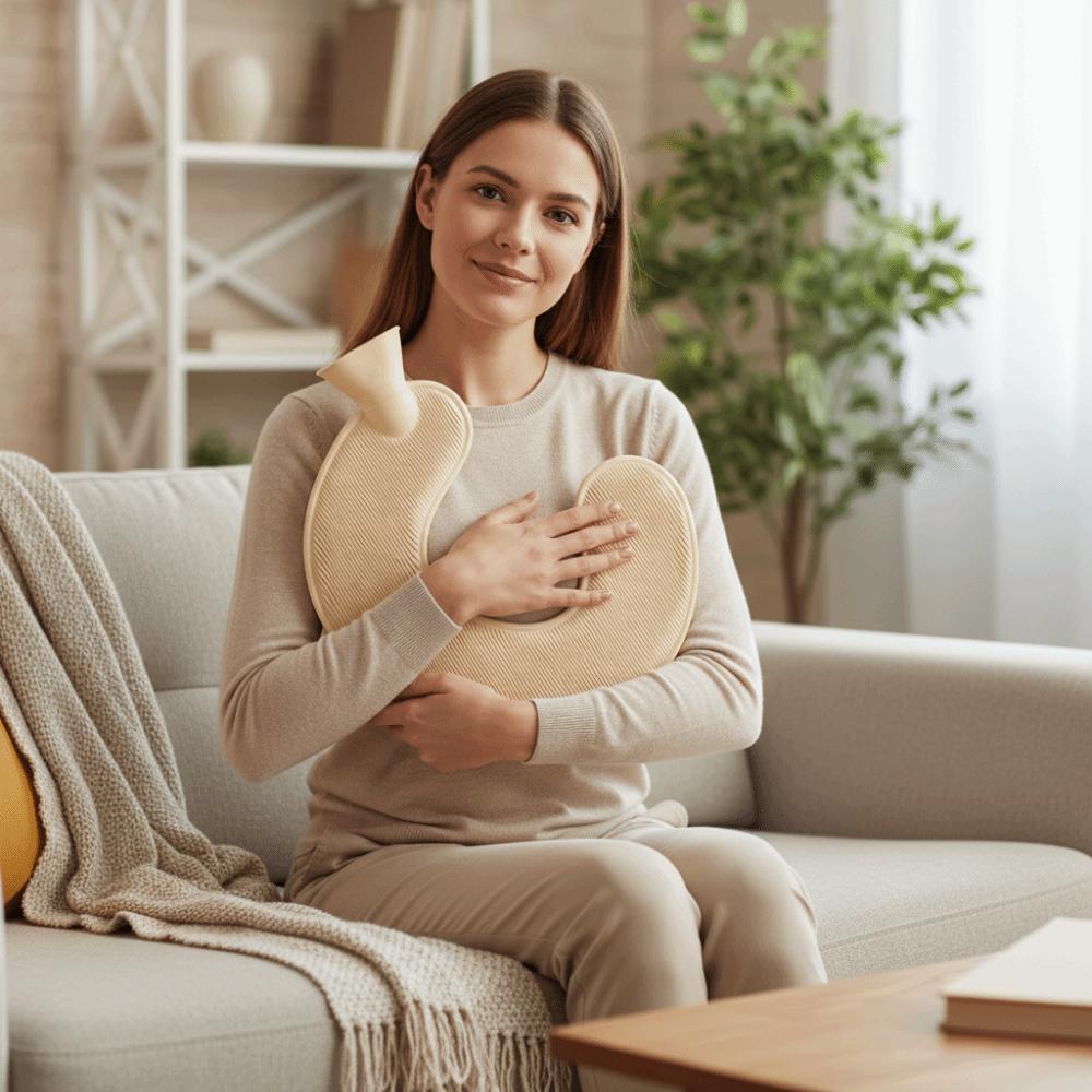 Leak-proof Hot Water Bottle Thickened Hand Warmer Household Neck Shoulder Warmer Office