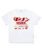 ESCAPEFROM Apple Escf Logo Collage Print Oversized Short Sleeve T-Shirt [2 Colors]