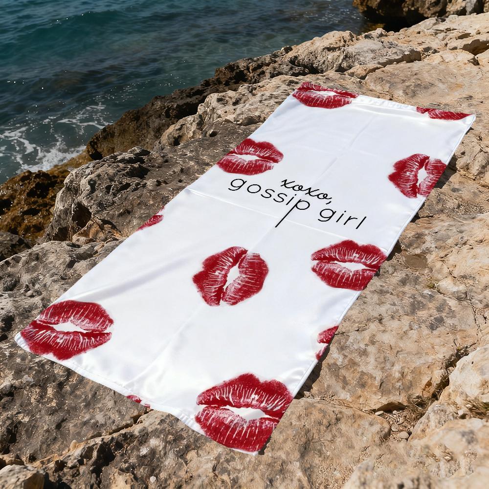 G-Gossip TV G-Girl Towel Beach Quick Dry Soft Pool Towels Gift for Travel Gym Shower Camping sports