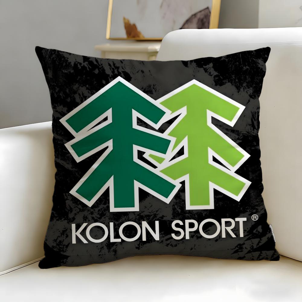 

classic sports brand KOLON SPORT Cushion Cover Soft EasyWash Pillow Case Versatile for Couch Bed Travel and Office 30X30cm