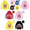 Sudadera con Capucha Estampada de Trolls para Niños Pulóveres de Algodón Abrigo Chaqueta Regalo Años