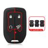 Silicone Car Remote Key Case Cover Shell for CHEVROLET Silverado GMC Sierra 1500 2500HD 3500HD Terrain Acadia 2020 2021 2022