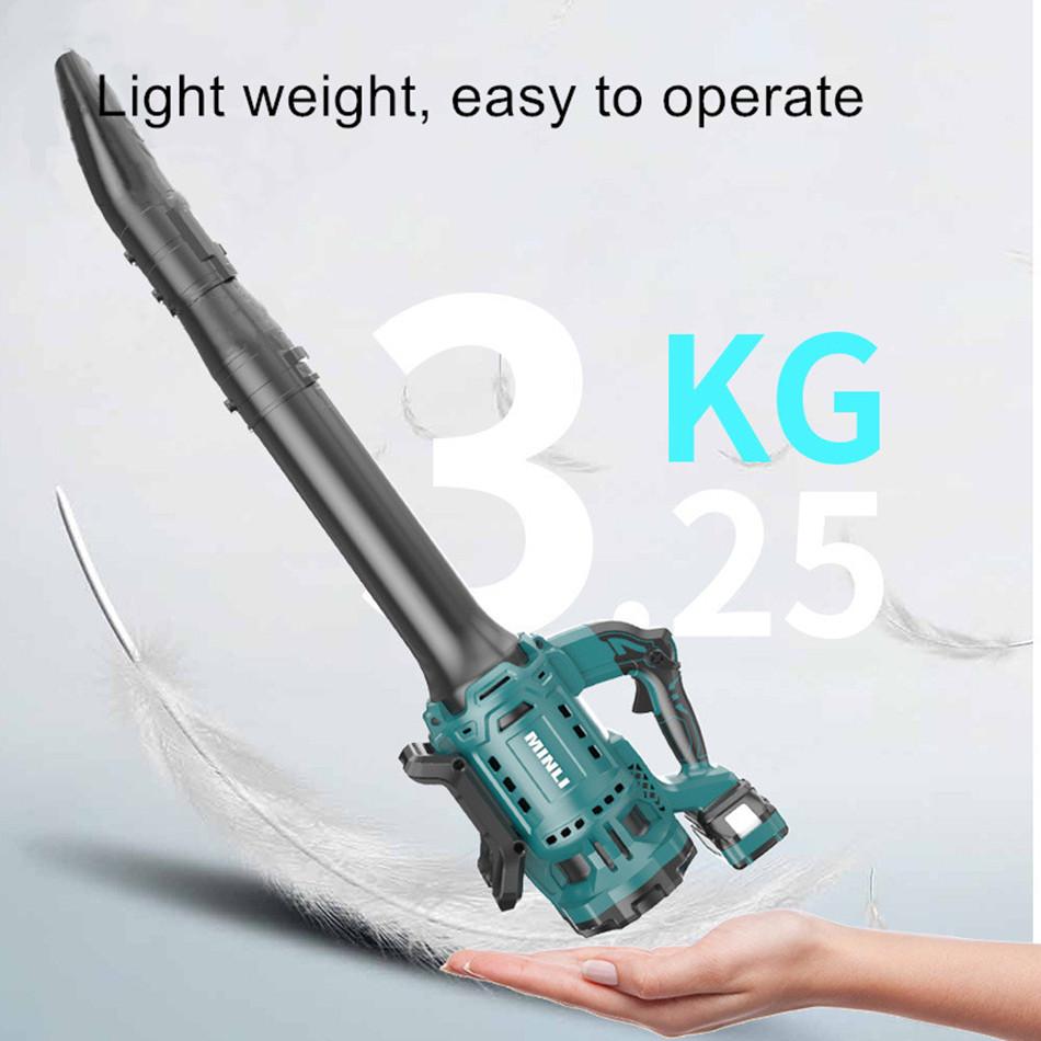 4000W Powerful Brushless Turbo Blower  Adjustable Speed Industry Air Blower Cordless Portable Garden Leaf Cleaning Tools