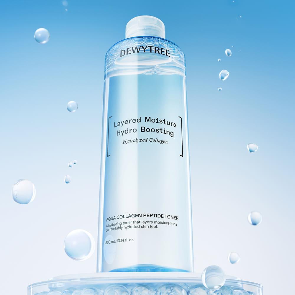 Dewytree Aqua Collagen Peptide Toner 300ml Hydrating Firming