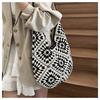2025 Große Kapazität Mori-Stil Häkel-Baumwolle Schulter-Strand-Tragetasche