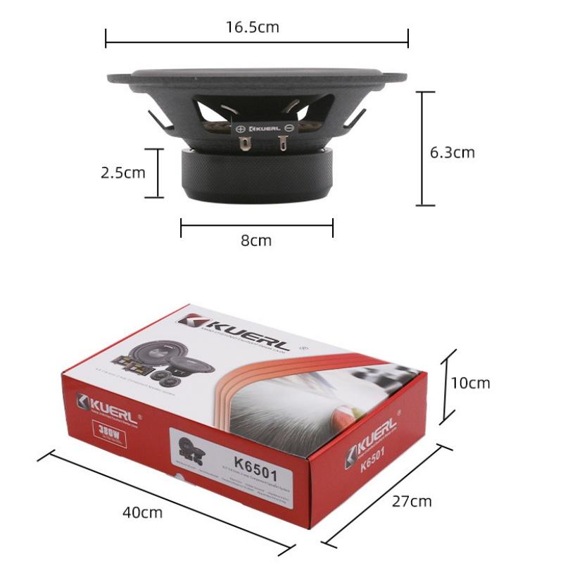 6.5 Inch Car Audio Speaker Set RMS 30W Full Range Music Stereo Speaker General Motors Audio Modification And Upgrade 6.5 inch